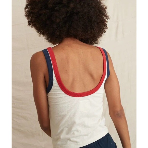 Marine Layer Women's Re-Spun High Softness Fabric Tank Top Tee T-Shirt - Picture 7 of 8